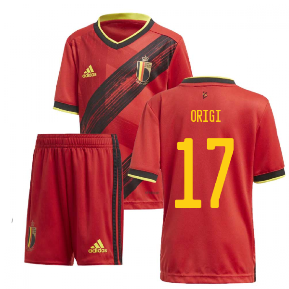 2020-2021 Belgium Home Adidas Mini Kit (ORIGI 17)