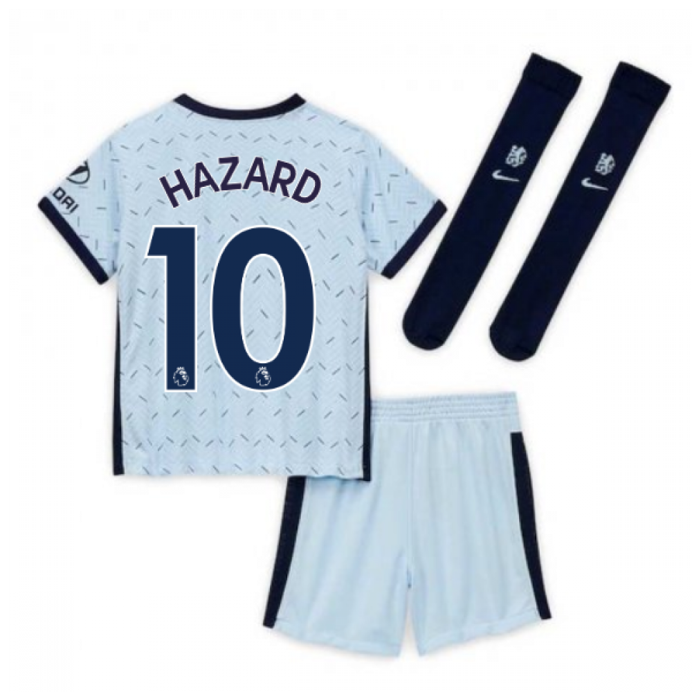 2020-2021 Chelsea Away Nike Little Boys Mini Kit (HAZARD ...