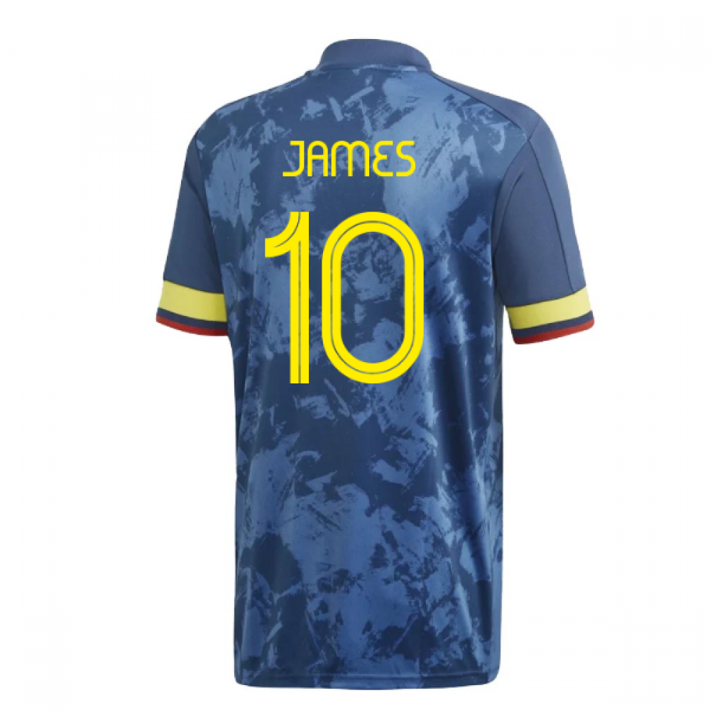 2020-2021 Colombia Away Adidas Football Shirt (JAMES 10)