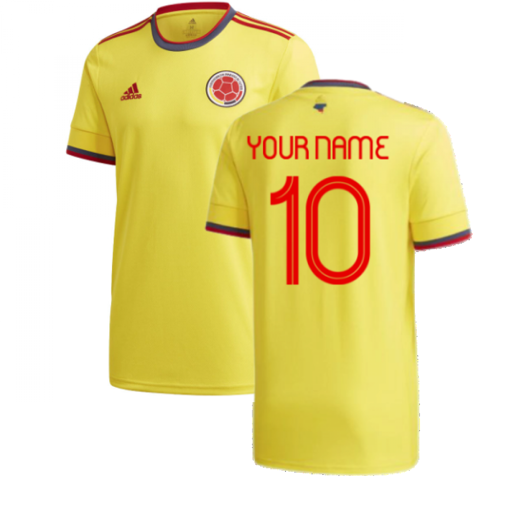 Acrobatiek Respect verraad 2020-2021 Colombia Home Shirt (Your Name) [FT1475-240122] - €85.88  Teamzo.com