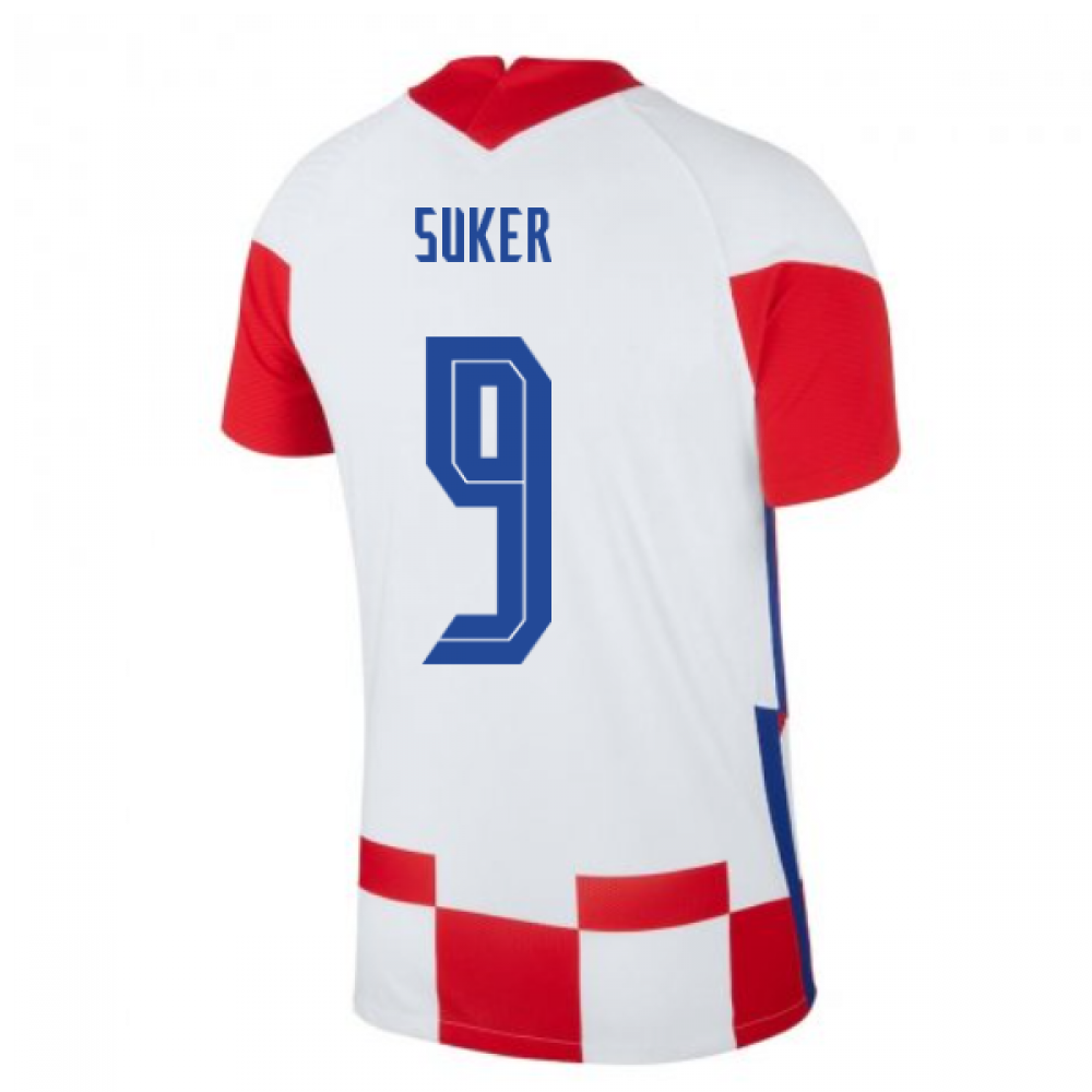 2020-2021 Croatia Home Nike Vapor Shirt (SUKER 9)