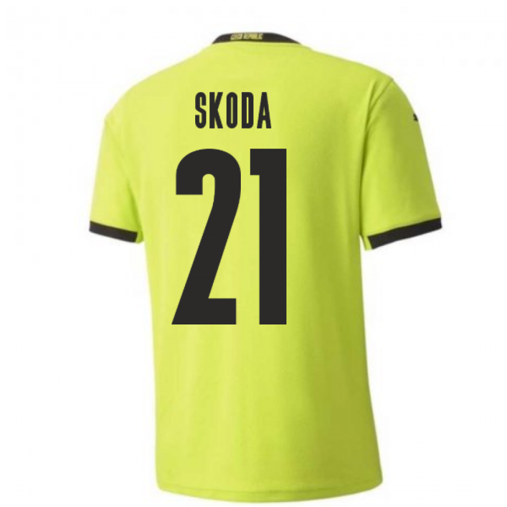 2020-2021 Czech Republic Away Puma Football Shirt (Kids) (SKODA 21)