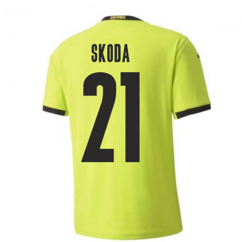 2020-2021 Czech Republic Away Puma Football Shirt (SKODA 21)