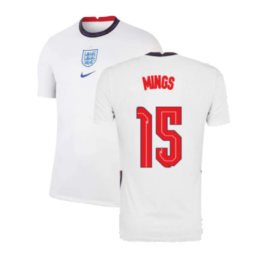 2020-2021 England Home Nike Football Shirt (Mings 15)