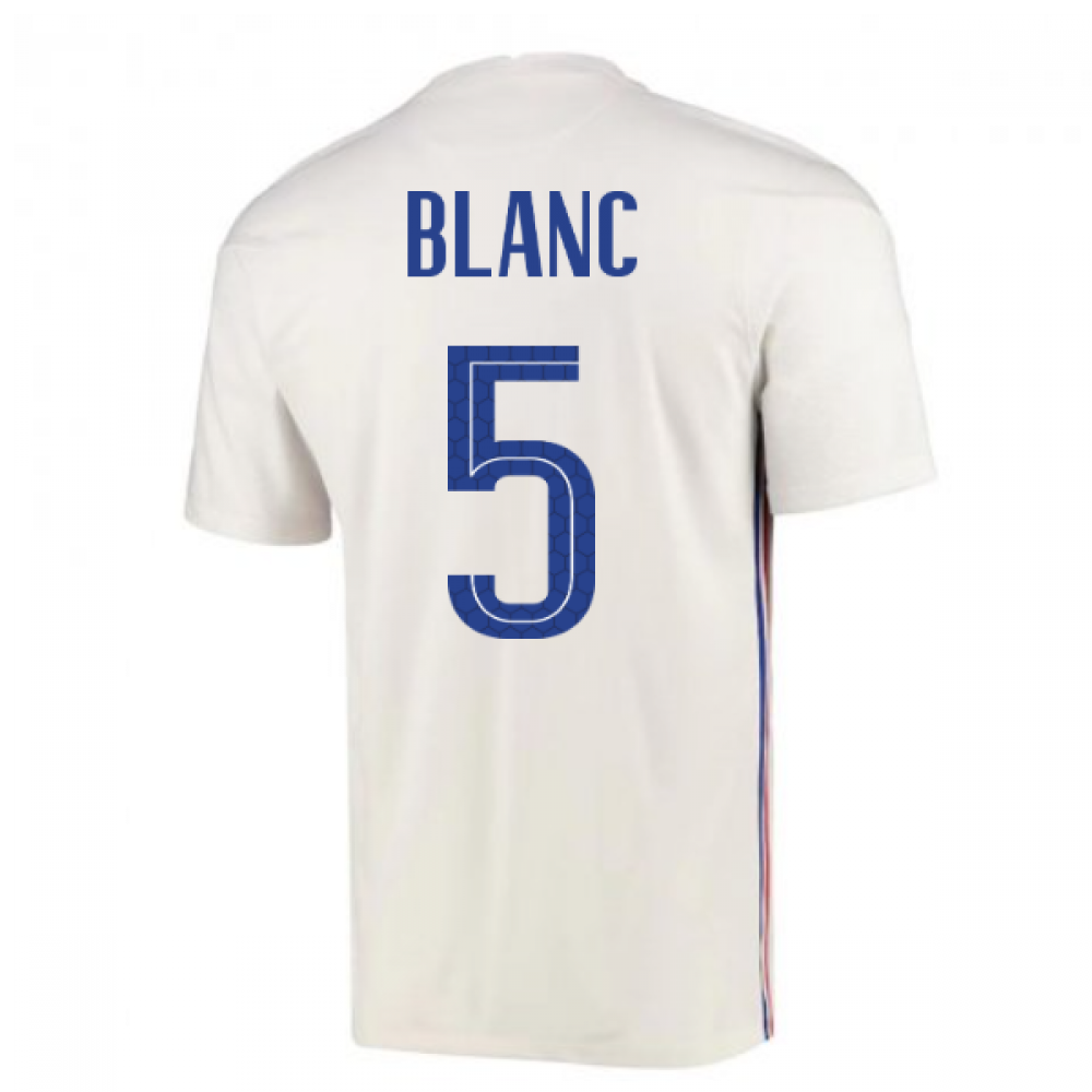 2020-2021 France Away Nike Football Shirt (BLANC 5)