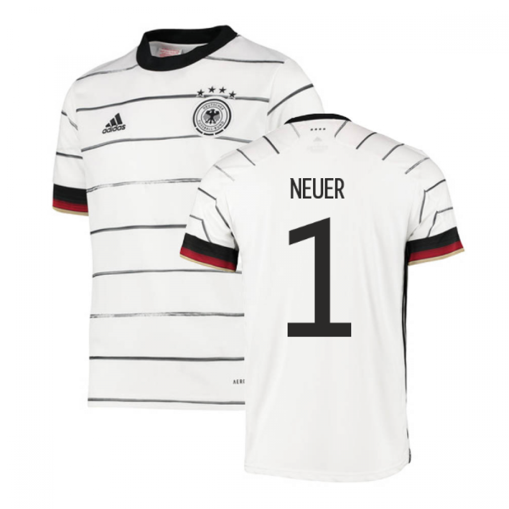 2020-2021 Germany Home Adidas Football Shirt (Kids) (NEUER 1)