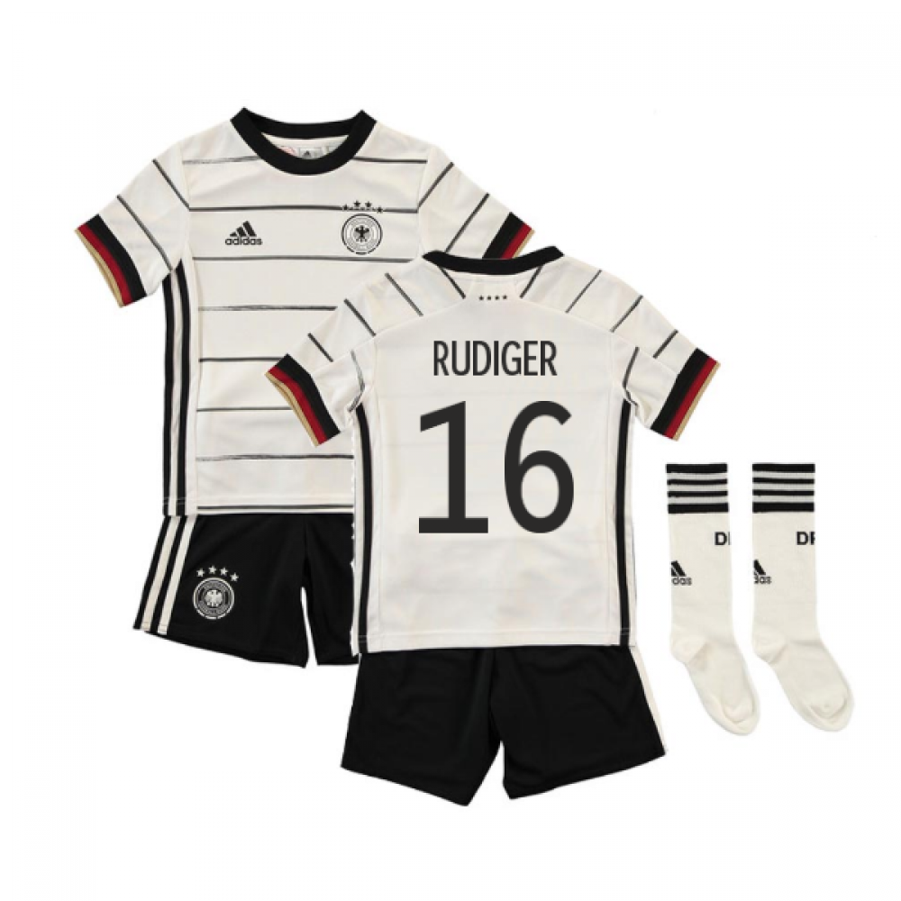 2020-2021 Germany Home Adidas Mini Kit (RUDIGER 16)