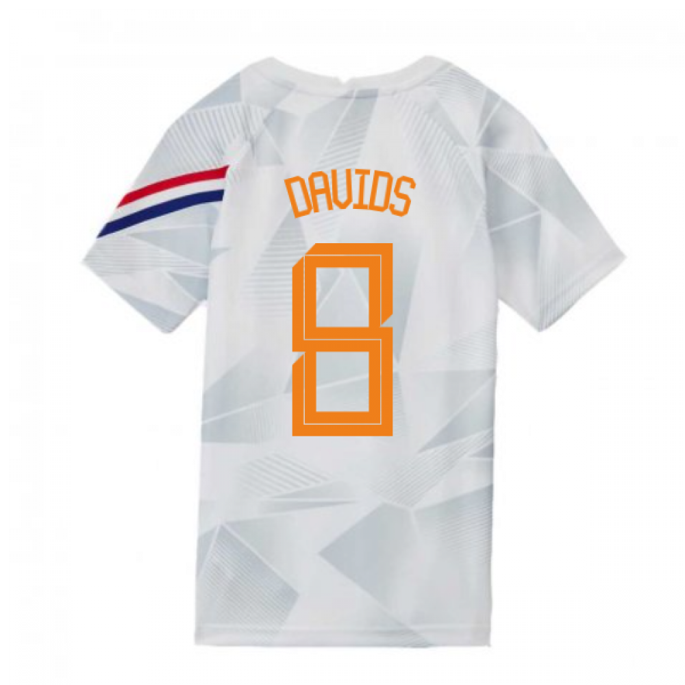 2020-2021 Holland Pre-Match Training Shirt (White) - Kids (DAVIDS 8)