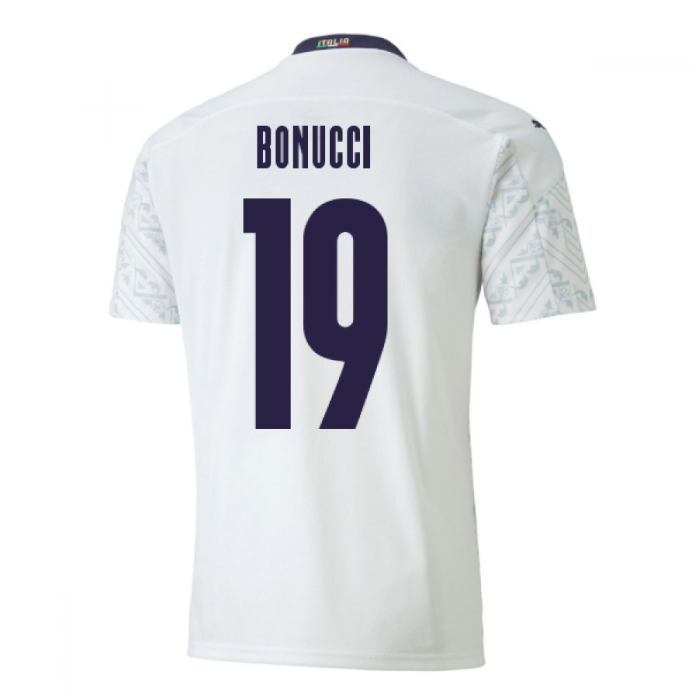 2020 2021 Italy Away Puma Football Shirt Bonucci 19 75698108 166885 120 25 Teamzo Com