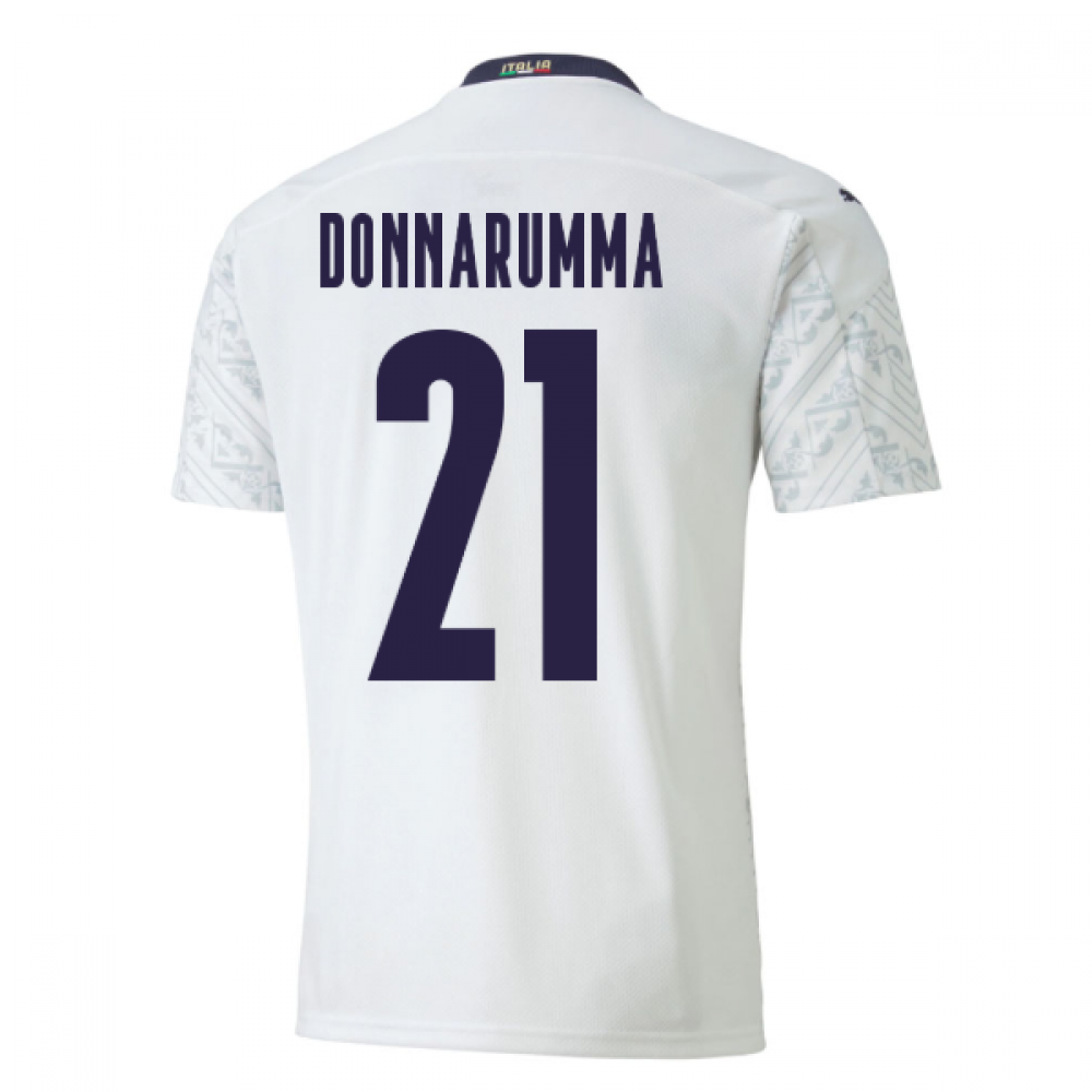 2020-2021 Italy Away Puma Football Shirt (Kids) (DONNARUMMA 21)
