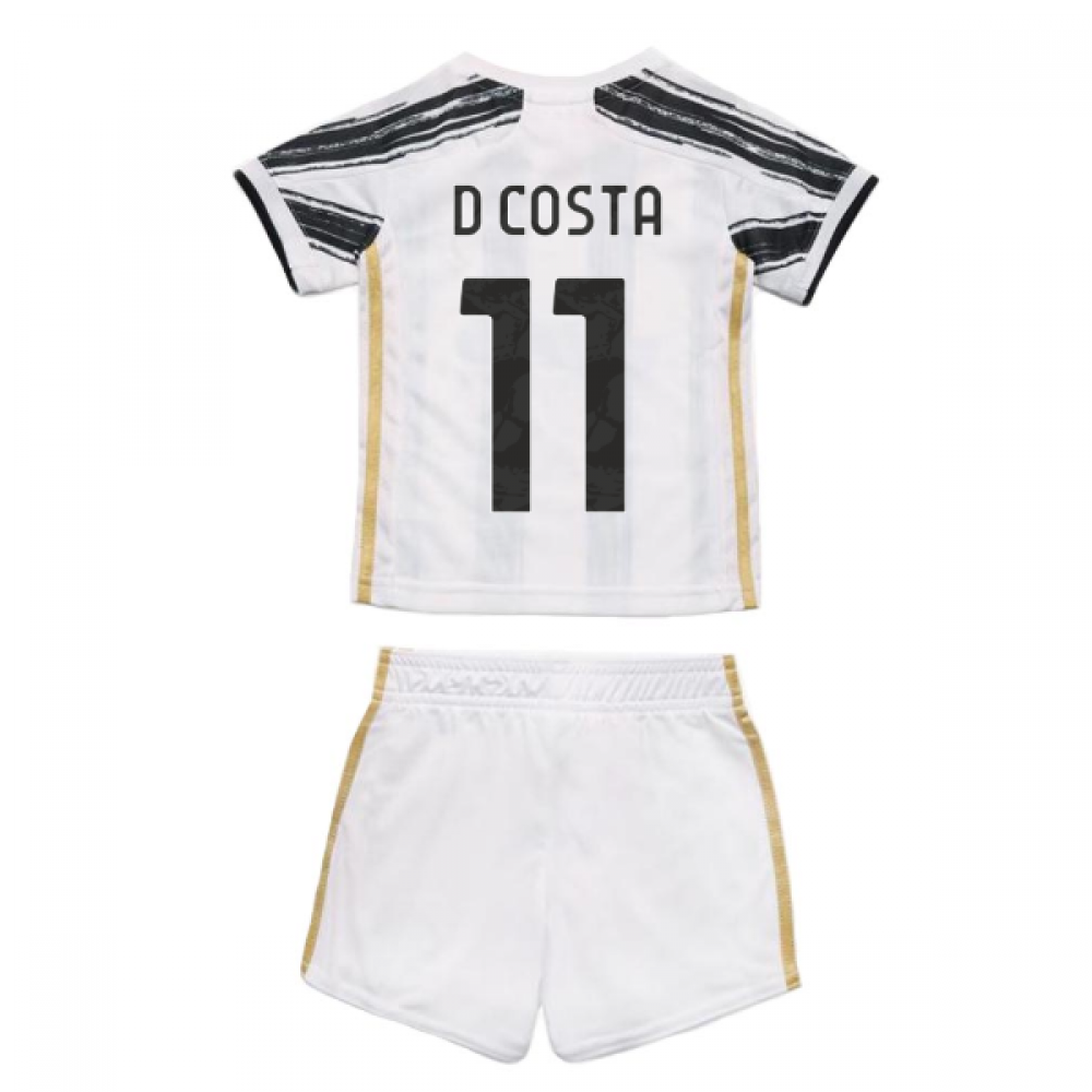 2020-2021 Juventus Adidas Home Baby Kit (D COSTA 11 ...