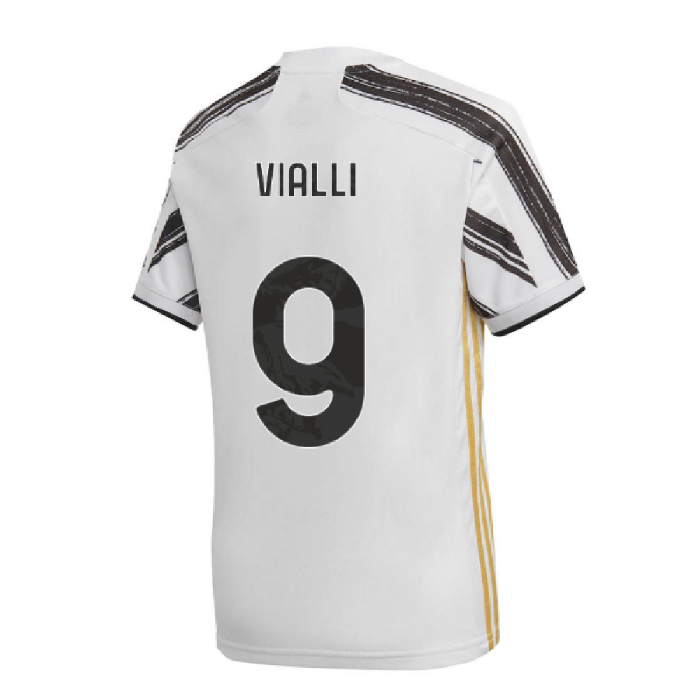 2020-2021 Juventus Adidas Home Shirt (Kids) (VIALLI 9)