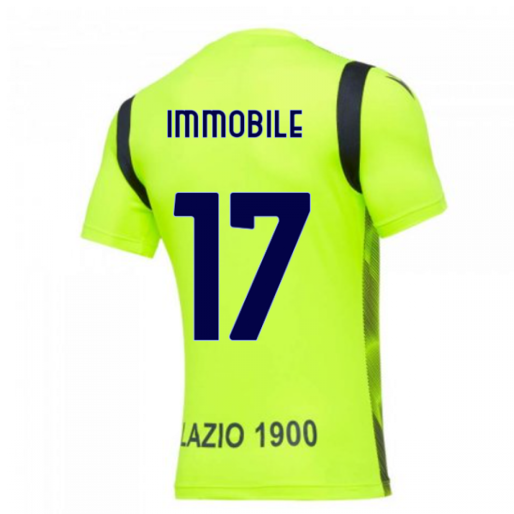 2020 2021 Lazio Training Shirt Yellow Immobile 17 58116318 196780 73 56 Teamzo Com