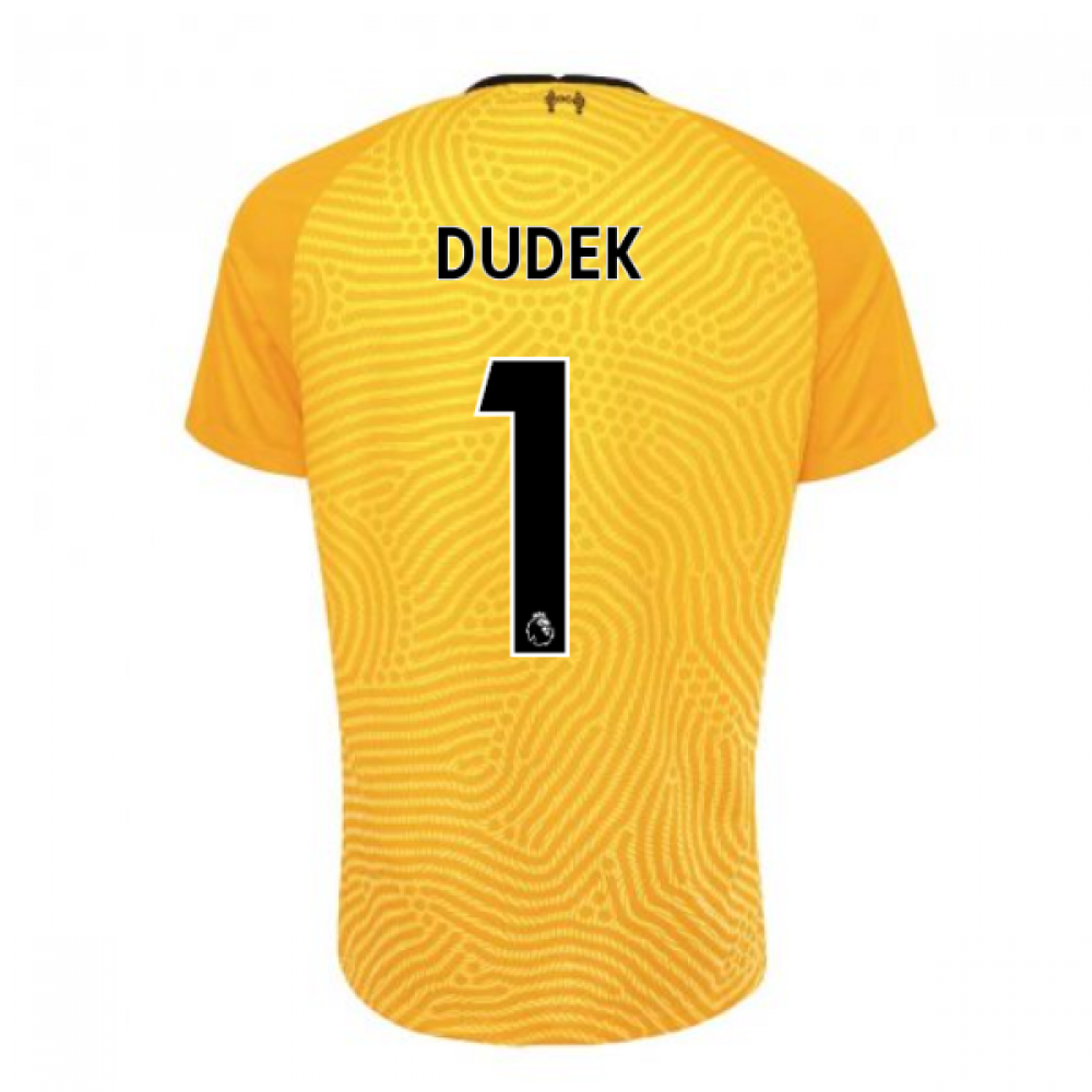 2020-2021 Liverpool Goalkeeper Shirt (Yellow) (DUDEK 1)