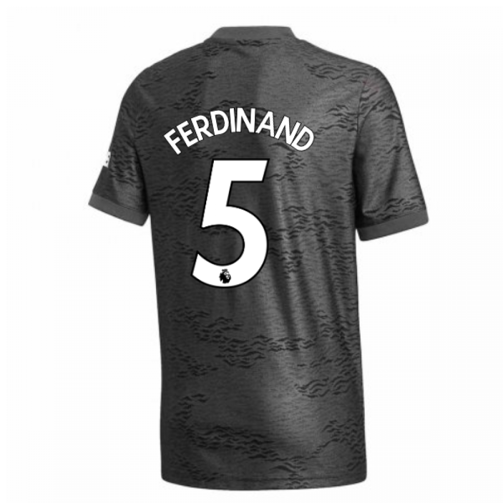 2020-2021 Man Utd Adidas Away Football Shirt (Kids) (FERDINAND 5)