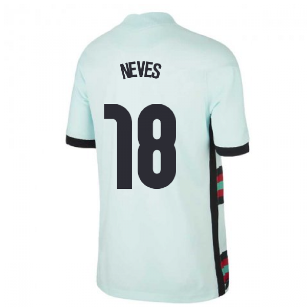 2020-2021 Portugal Away Nike Football Shirt (Kids) (Neves 18)