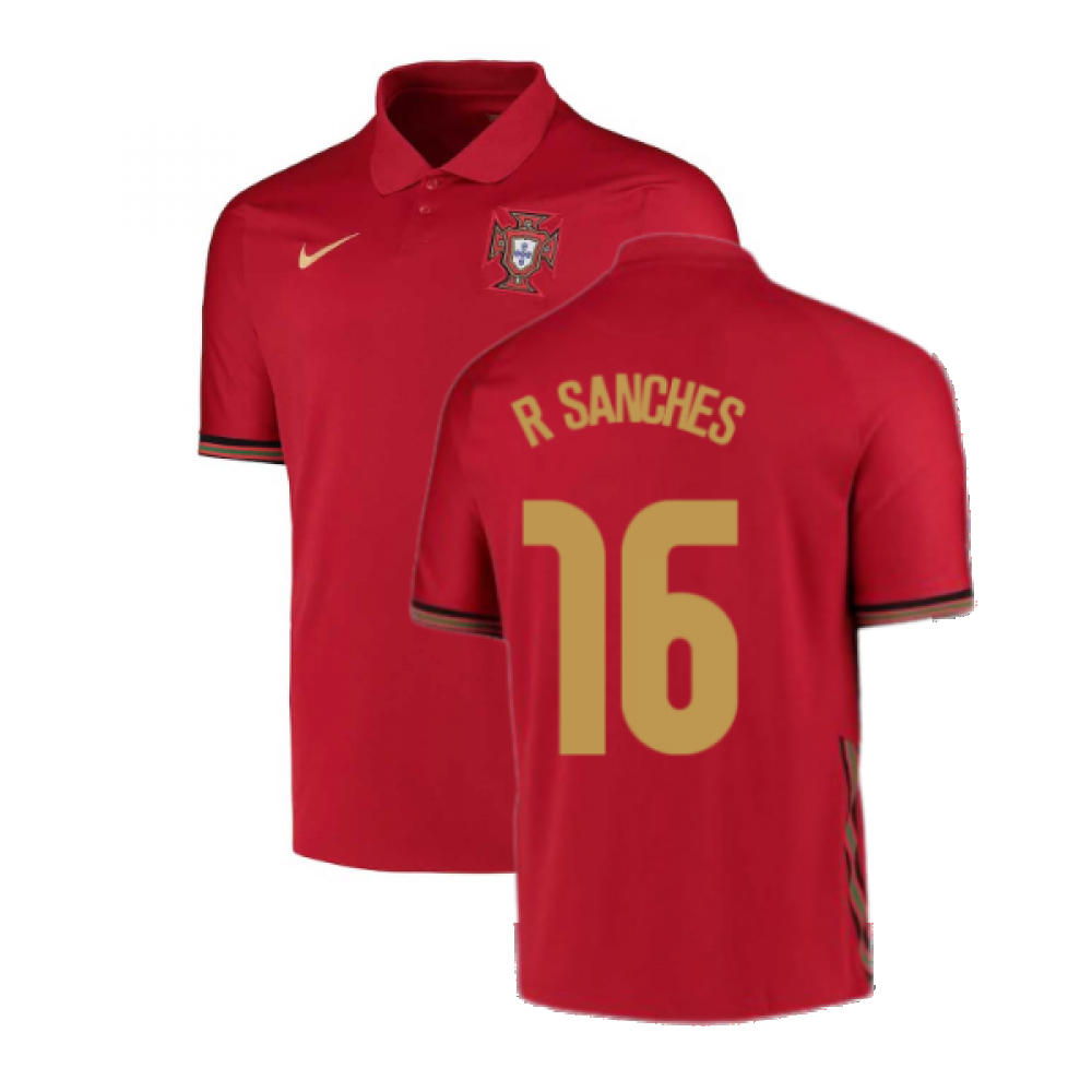 2020-2021 Portugal Home Nike Football Shirt (R SANCHES 16)