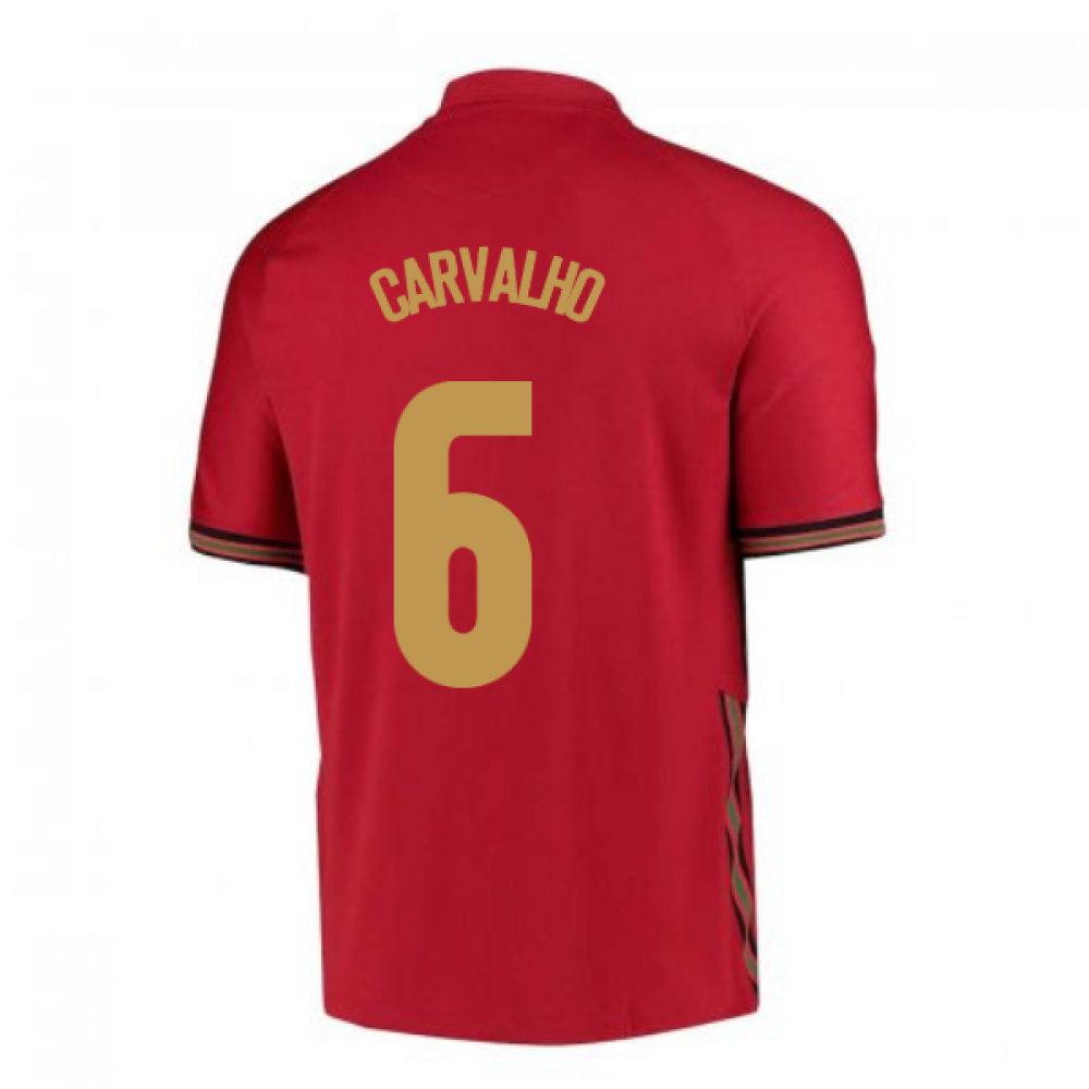 2020-2021 Portugal Home Nike Shirt (Kids) (CARVALHO 6)