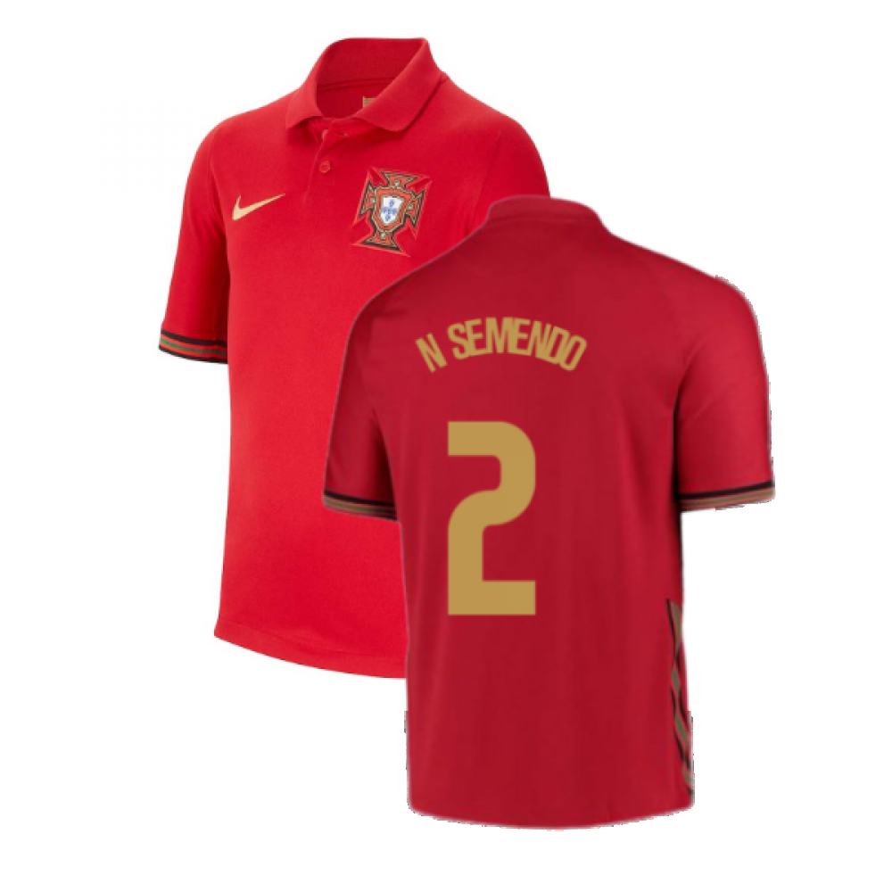 2020-2021 Portugal Home Nike Shirt (Kids) (N SEMENDO 2)