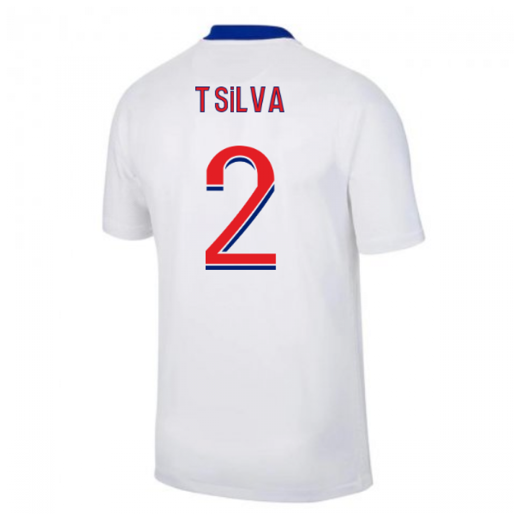 2020-2021 PSG Away Nike Football Shirt (T.SILVA 2)