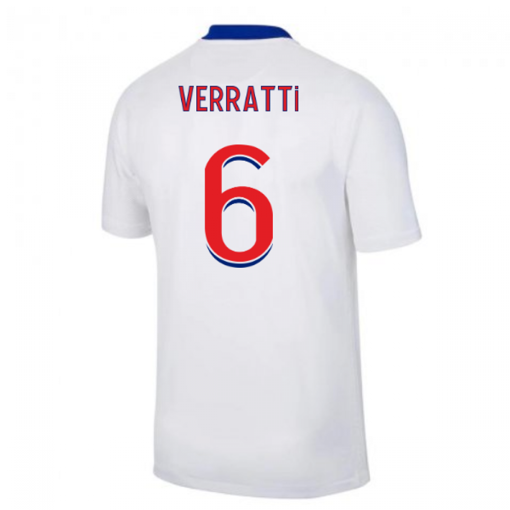 2020-2021 PSG Away Nike Football Shirt (VERRATTI 6)