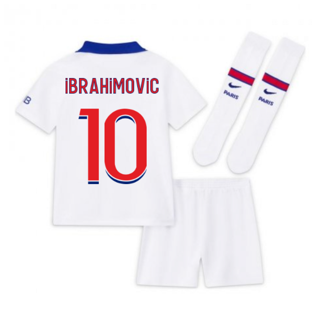2020-2021 PSG Away Nike Little Boys Mini Kit (IBRAHIMOVIC ...