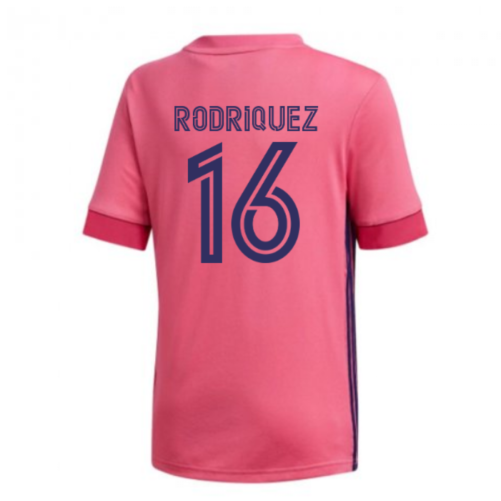 2020-2021 Real Madrid Adidas Away Shirt (Kids) (RODRIGUEZ 16)