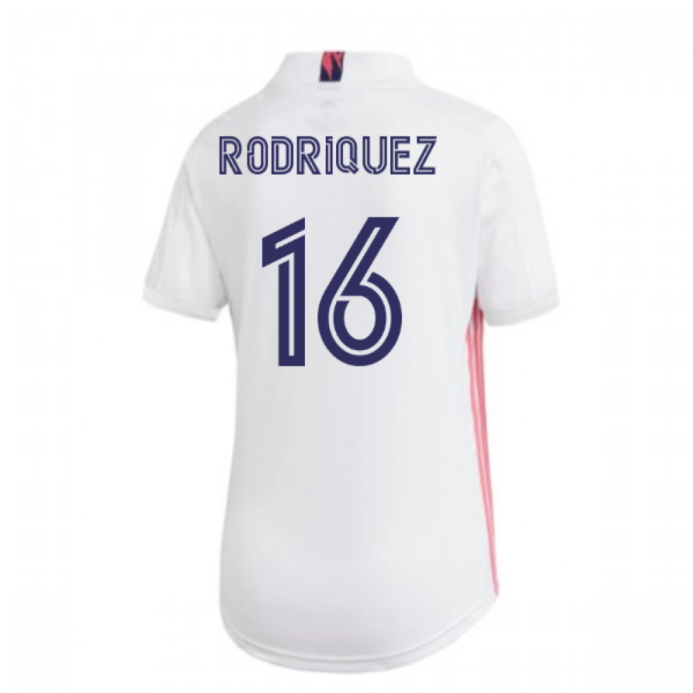 2020-2021 Real Madrid Adidas Womens Home Shirt (RODRIGUEZ 16)