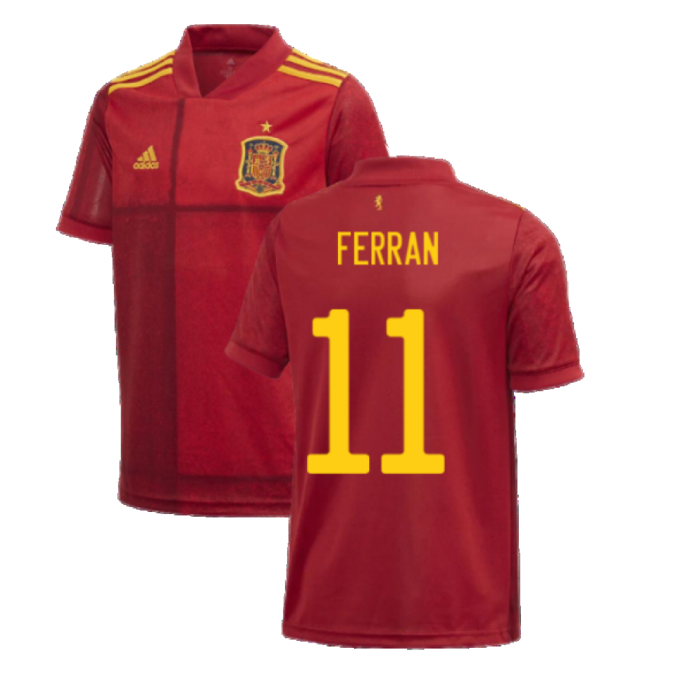 2020-2021 Spain Home Adidas Football Shirt (Kids) (FERRAN 11)