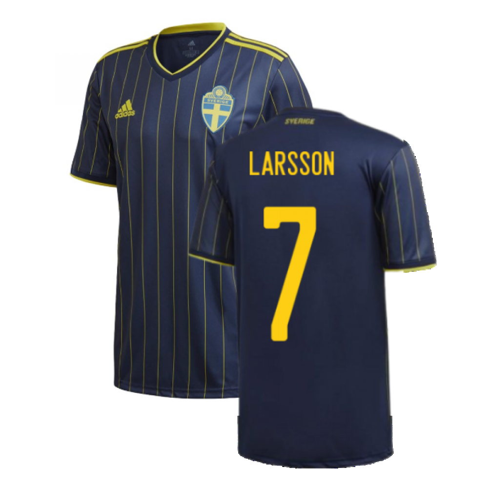 2020-2021 Sweden Away Shirt (LARSSON 7)