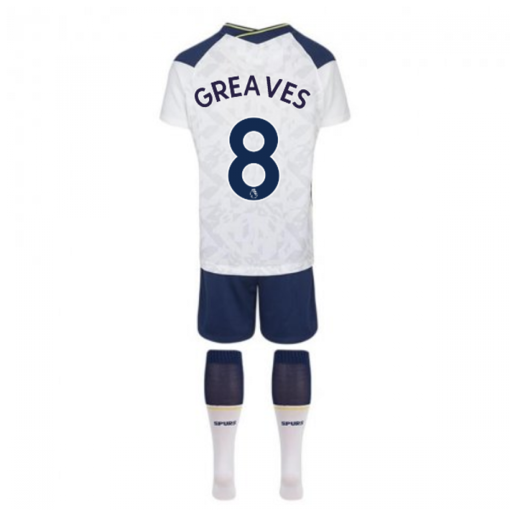 2020-2021 Tottenham Home Nike Little Boys Mini Kit (GREAVES 8)
