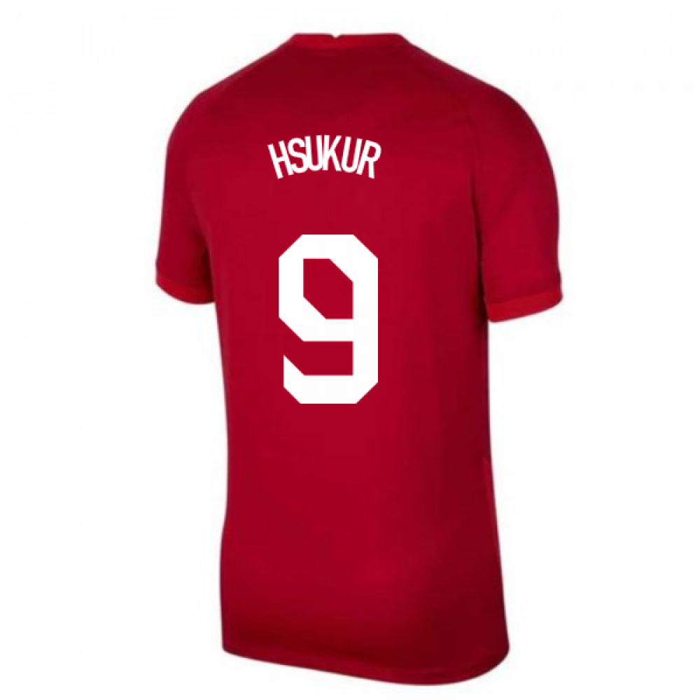 2020-2021 Turkey Away Nike Football Shirt (H.SUKUR 9)