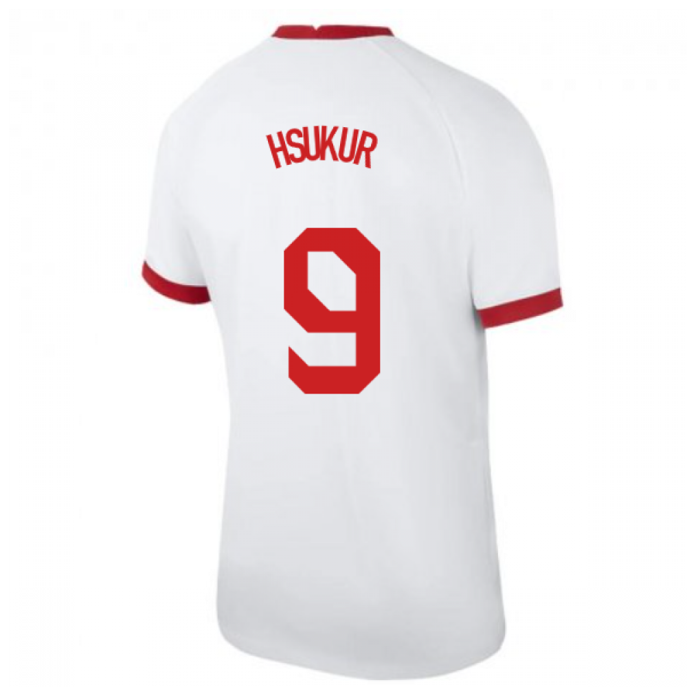 2020-2021 Turkey Home Nike Football Shirt (H.SUKUR 9)