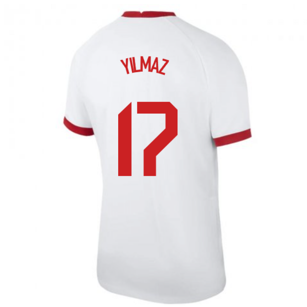2020-2021 Turkey Home Nike Football Shirt (YILMAZ 17)