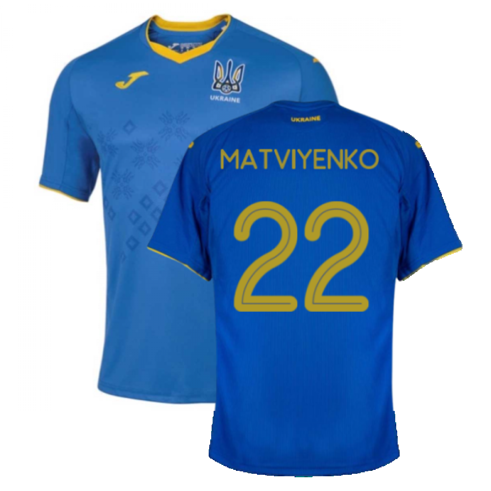 2020-2021 Ukraine Away Shirt (MATVIYENKO 22)