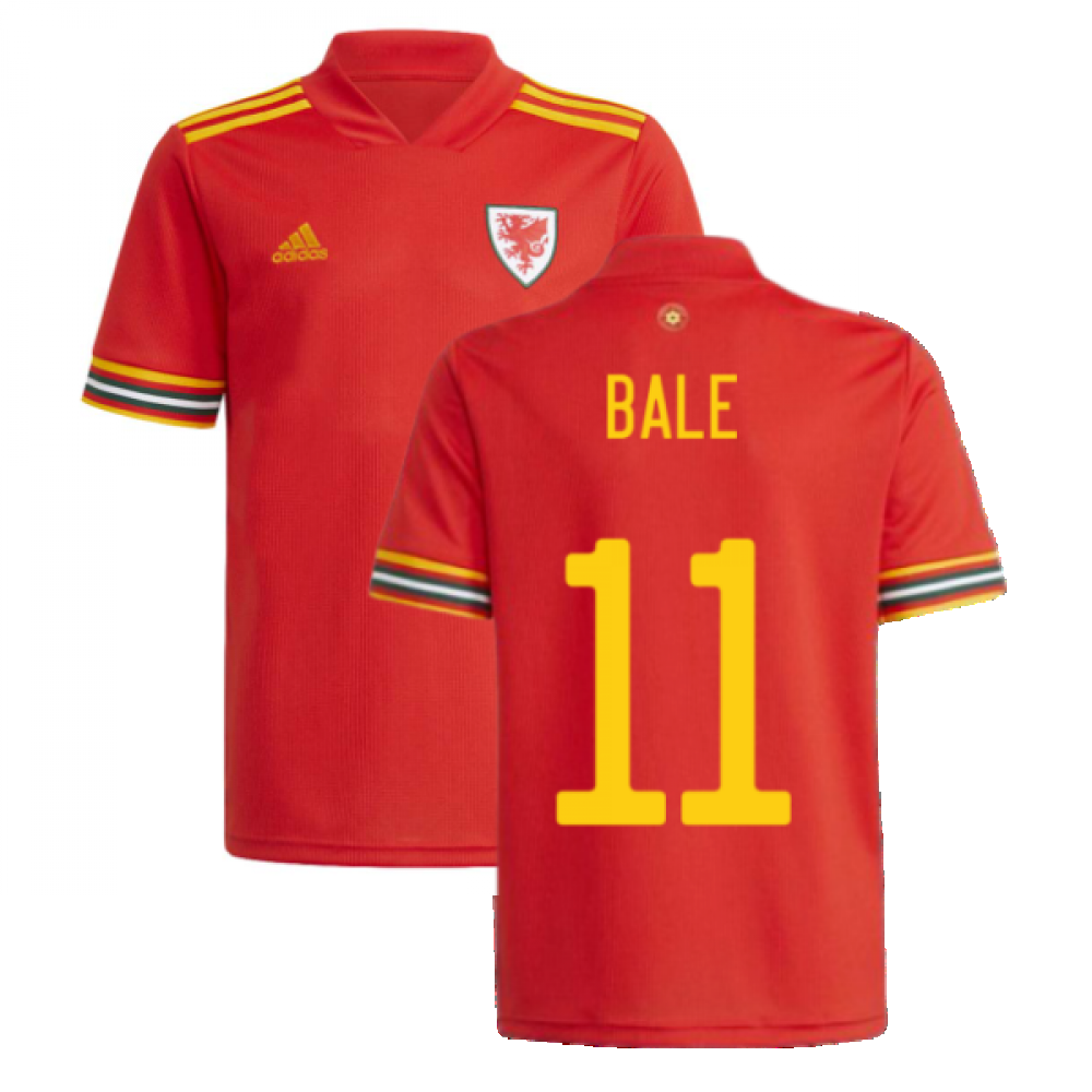Garet Bale #11 Wales Soccer jersey Euro Cup 2021