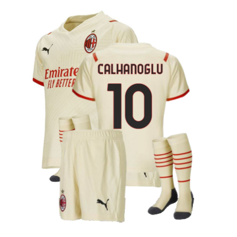 2021-2022 AC Milan Away Mini Kit (CALHANOGLU 10)