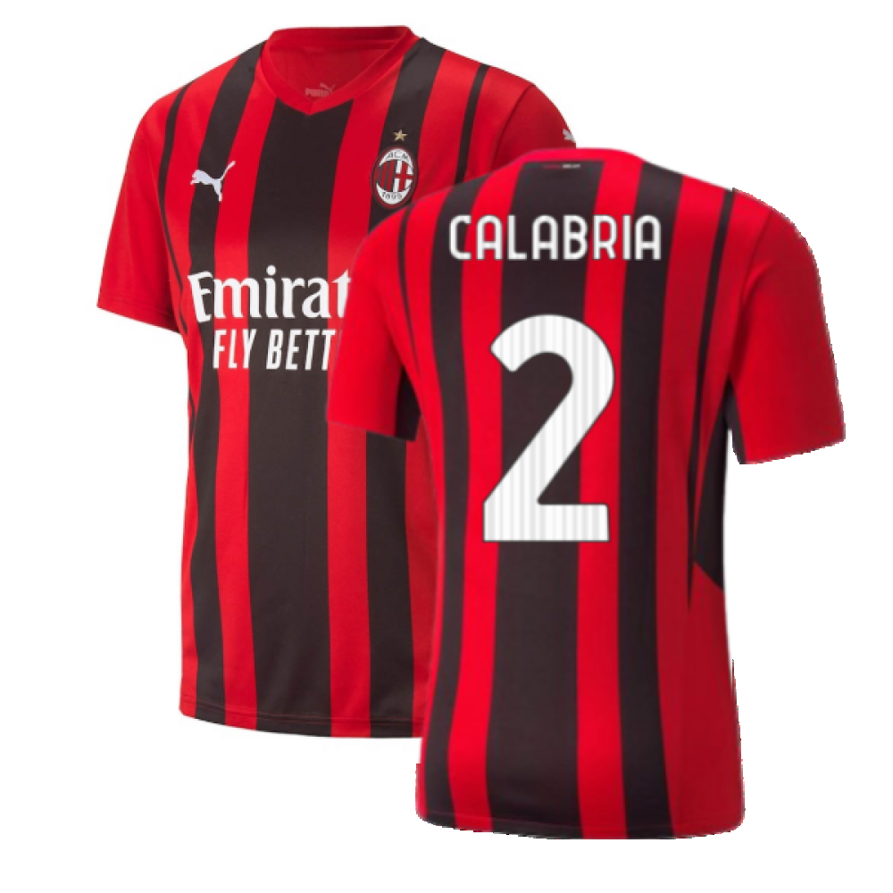2021-2022 AC Milan Home Shirt (CALABRIA 2)
