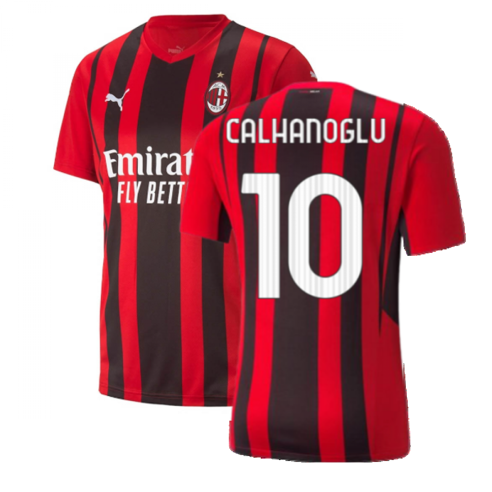 2021-2022 AC Milan Home Shirt (CALHANOGLU 10)