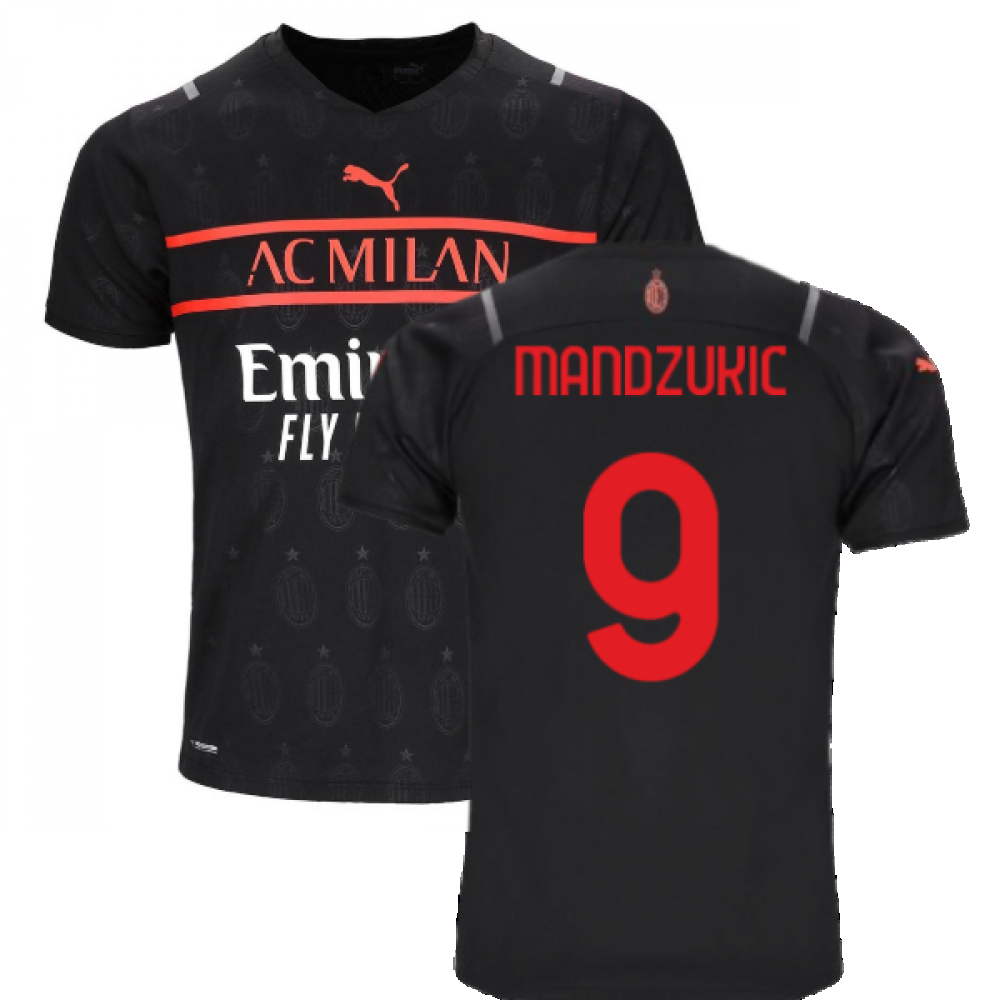 2021-2022 AC Milan Third Shirt (Kids) (MANDZUKIC 9)