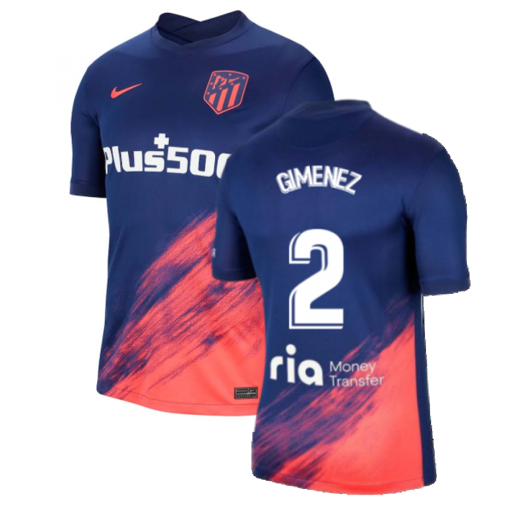 2021-2022 Atletico Madrid Away Shirt (J M GIMENEZ 2)