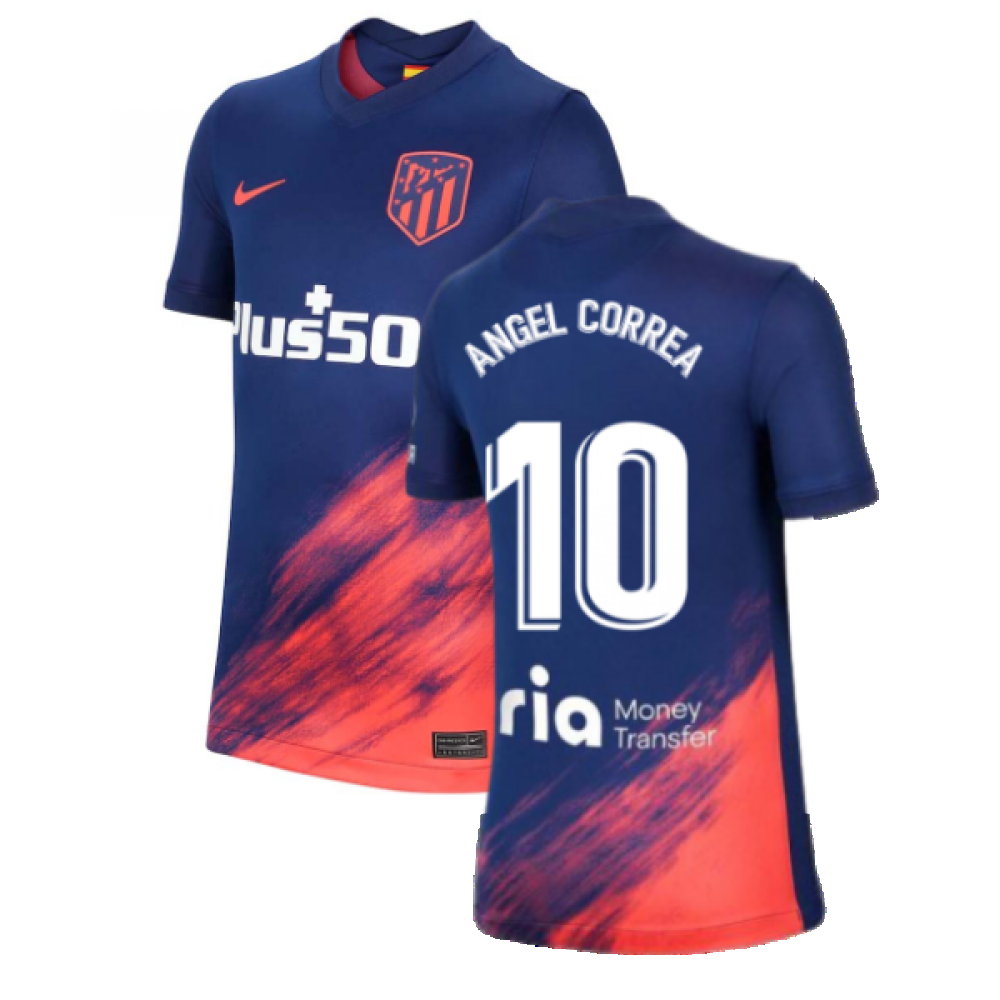 2021-2022 Atletico Madrid Away Shirt (Kids) (CORREA 10)