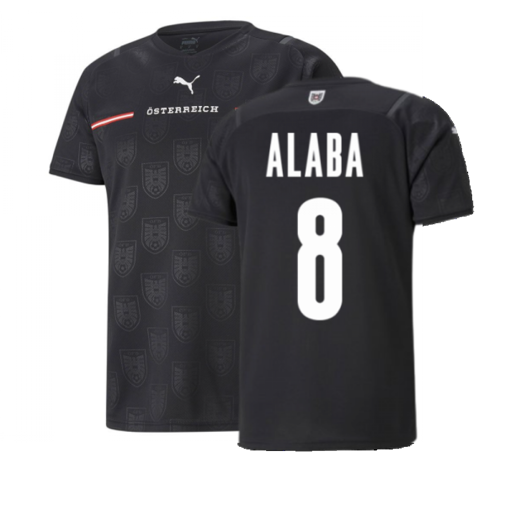 2021-2022 Austria Away Shirt (Kids) (ALABA 8)