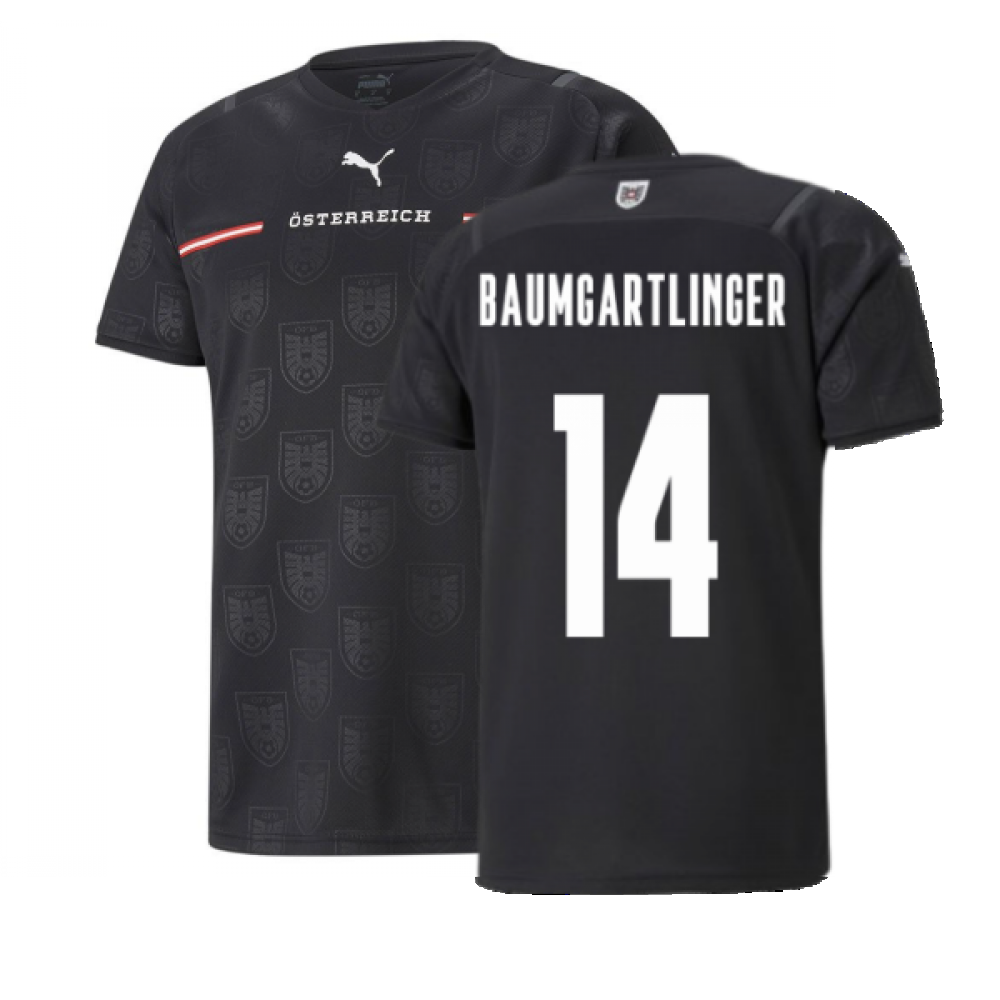 2021-2022 Austria Away Shirt (Kids) (BAUMGARTLINGER 14)