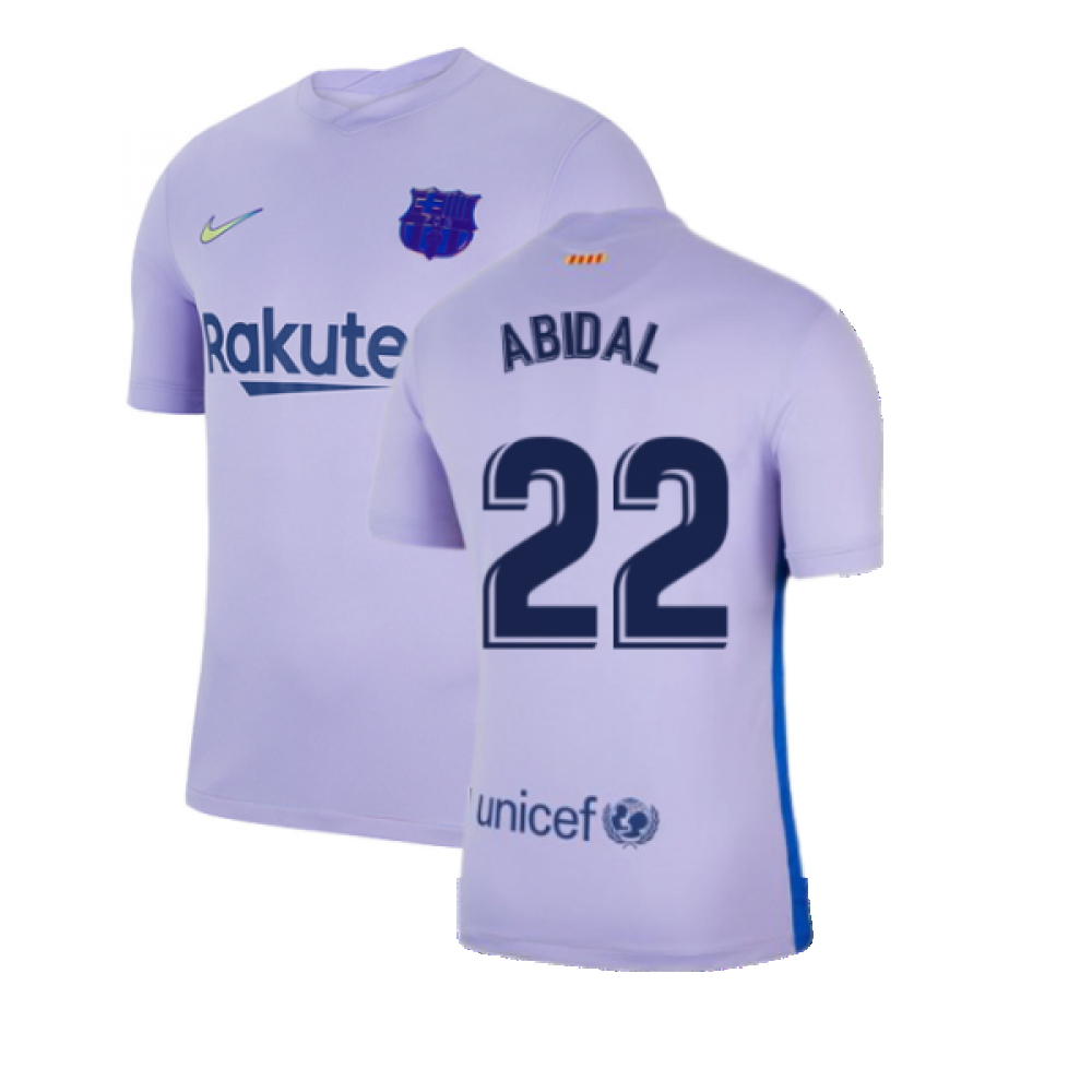 2021-2022 Barcelona Away Shirt (ABIDAL 22)