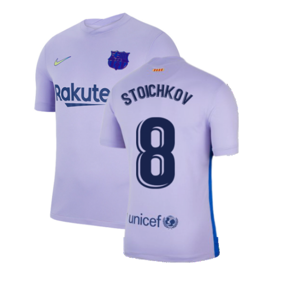 2021-2022 Barcelona Away Shirt (STOICHKOV 8)