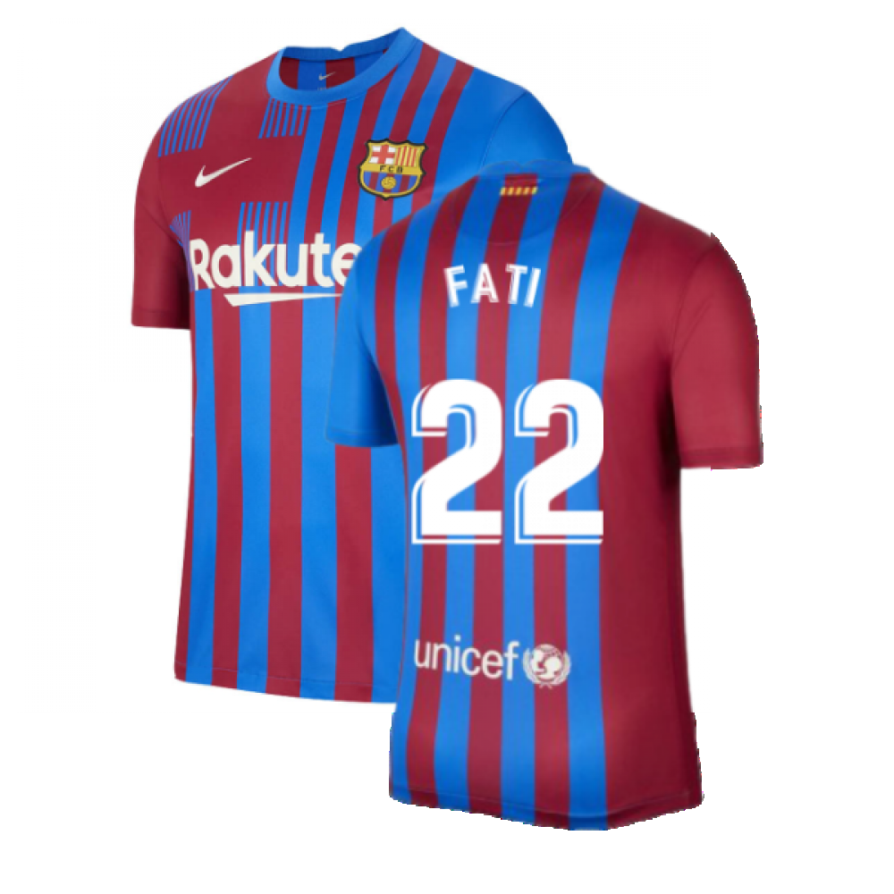 2021-2022 Barcelona (ANSU FATI [CV7891-428-219009] - $119.87 Teamzo.com
