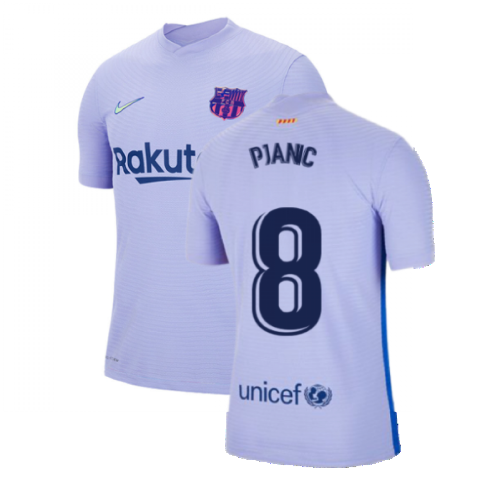 2021-2022 Barcelona Vapor Away Shirt (PJANIC 8)