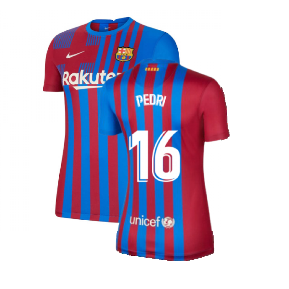 2021-2022 Barcelona Womens Home Shirt (PEDRI 16)