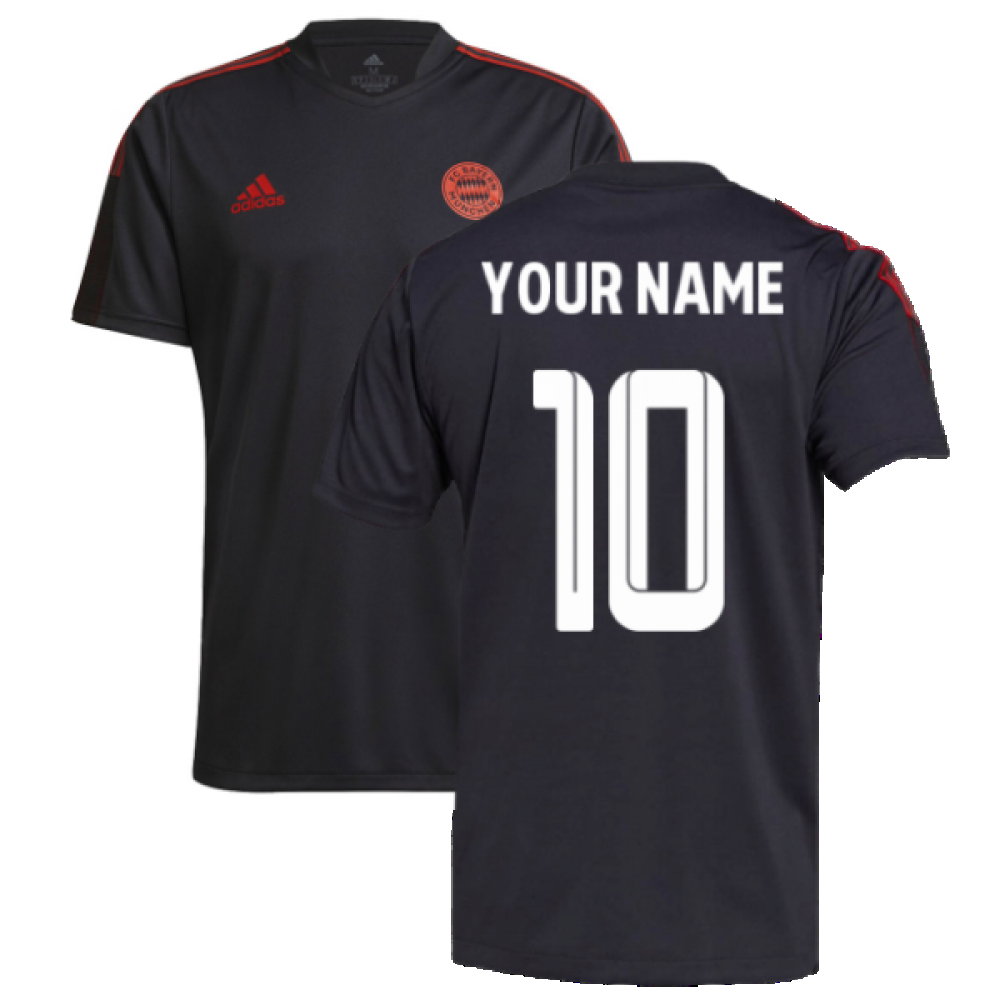 2021-2022 Bayern Munich Training Shirt (Grey) (Your Name)